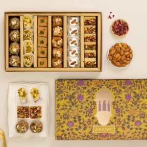 Anand's Assorted Sweets Gift Box - Ethereal Aqua (815g)